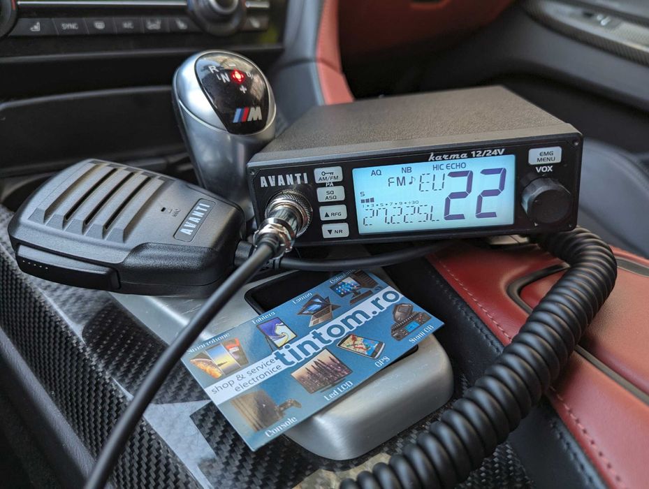 Statie Radio CB Avanti KARMA 20 Vox 12-24V ASQ * Versiune 2026 *
