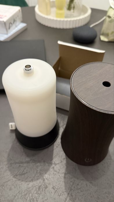 Aparat aromaterapie uleiuri esentiale iluminat cu buton touch