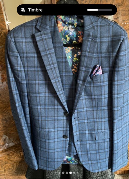 кариран костюм Next