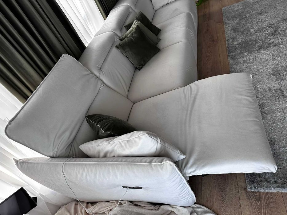 Canapea 4 locuri Senna Mobila Dalin – recliner electric