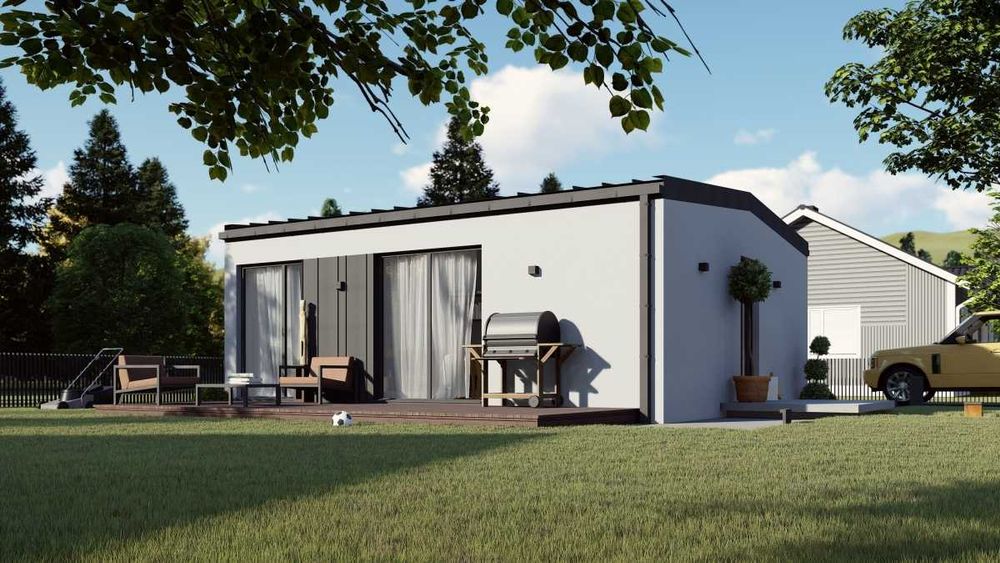 Case pe structura metalica