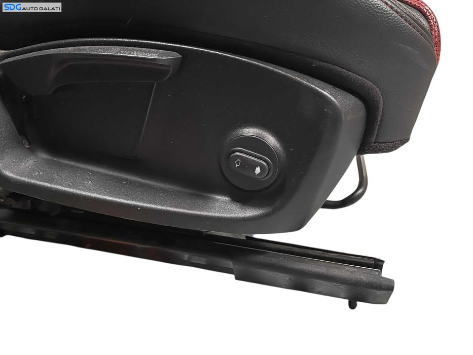 Scaun Dreapta Fata Pasager Piele Rosu Negru Jaguar XF X260 2015 - 2024 [B4765]