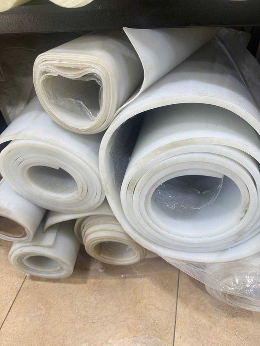 Силиконовая резина рулонная, силиконовые пластины (листы)