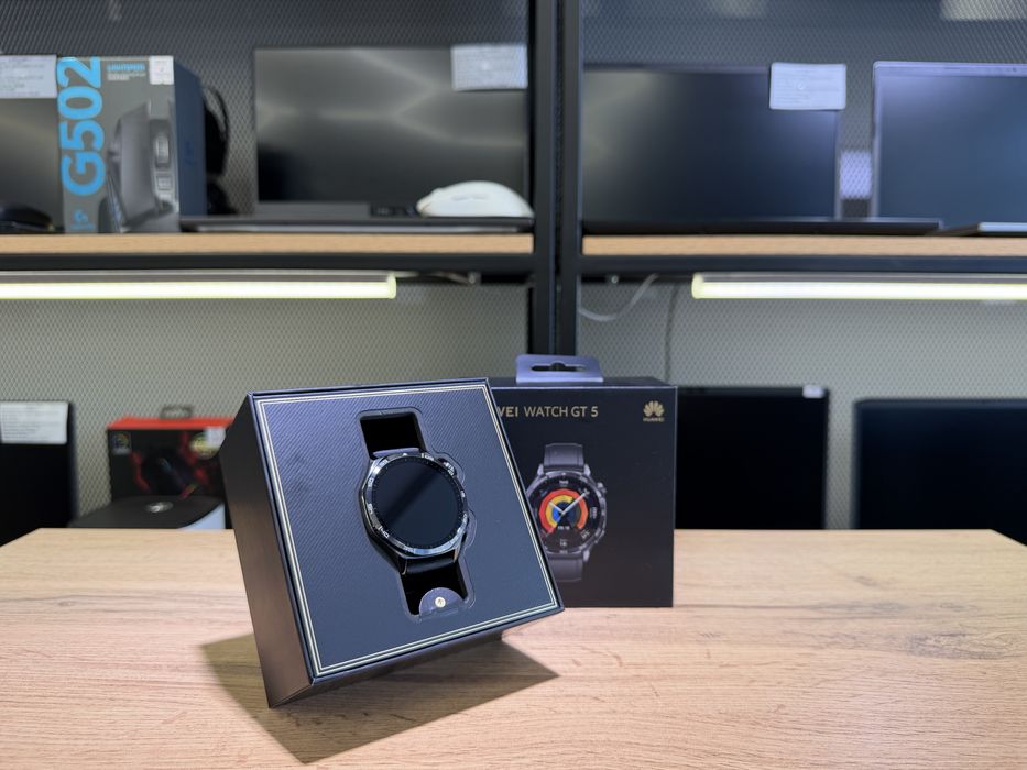 Смарт-часы Huawei Watch GT 5, 46 mm, черный, 1576/А10