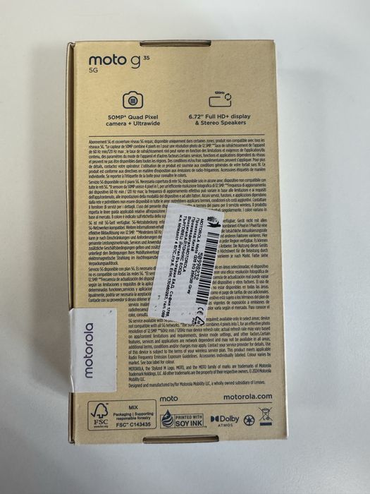 Motorola Moto G35 5G  256GB, Grey Чисто нов