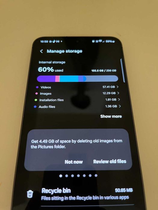 Samsung S24+ Plus 256GB Onyx Black - Смартфон Като НОВ
