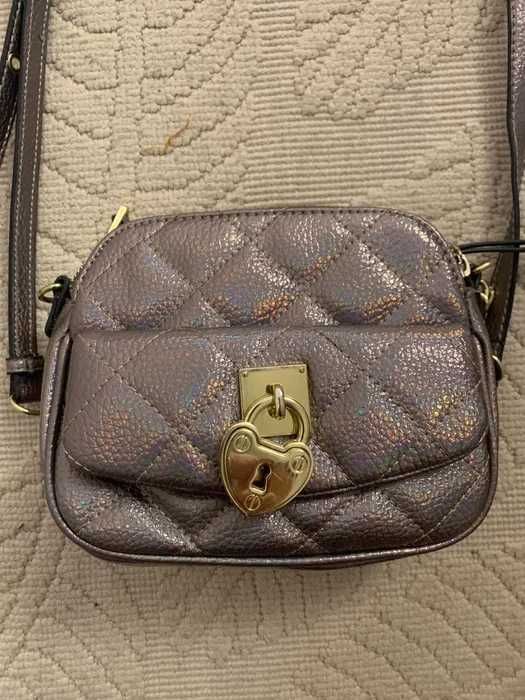 Geanta crossbody JUICY COUTURE din piele aurie noua