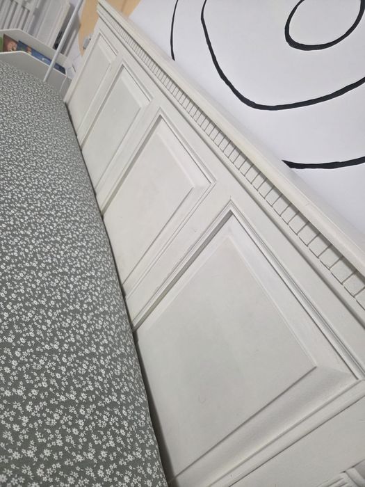 Pat matrimonial lemn masiv