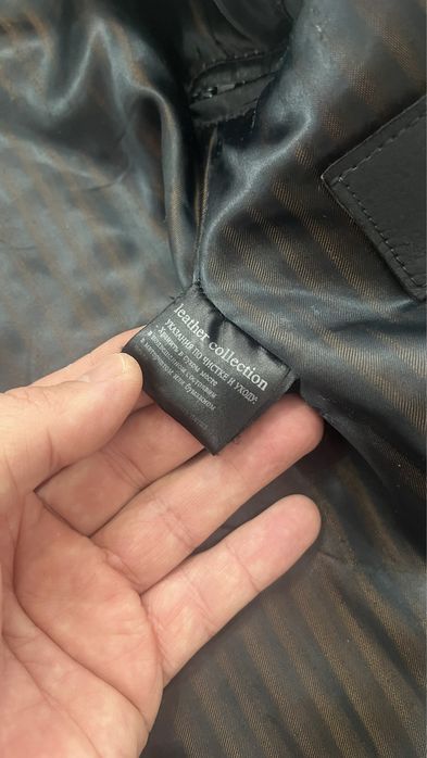 Куртка кожаная S