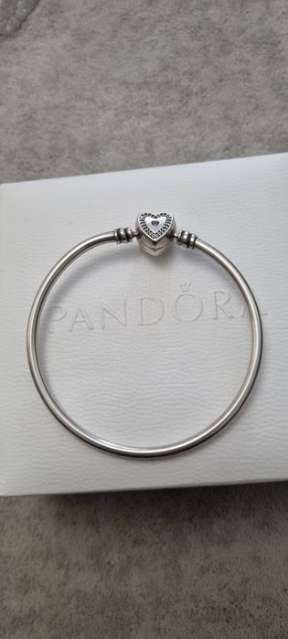 Bratara fixa Pandora, argint