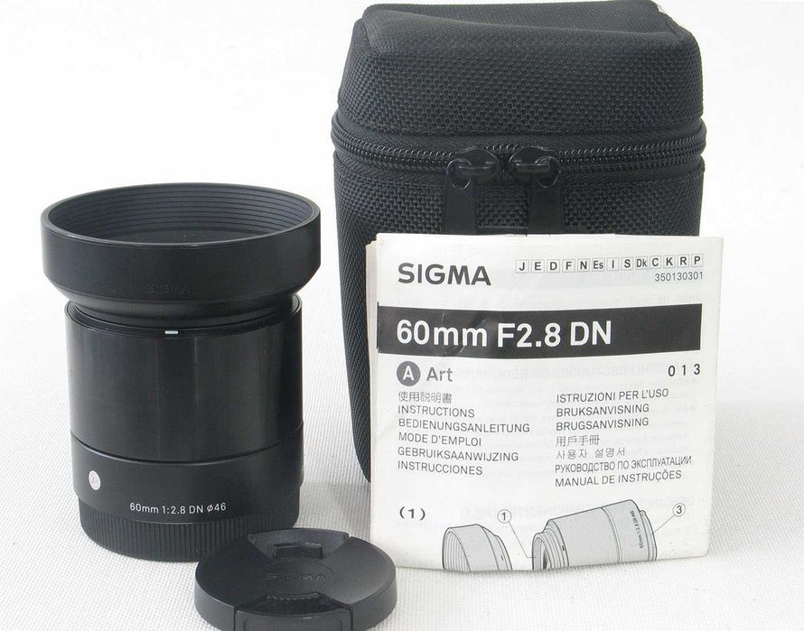 Obiectiv foto Sigma Art 60mm 2.8 DN montura Sony E