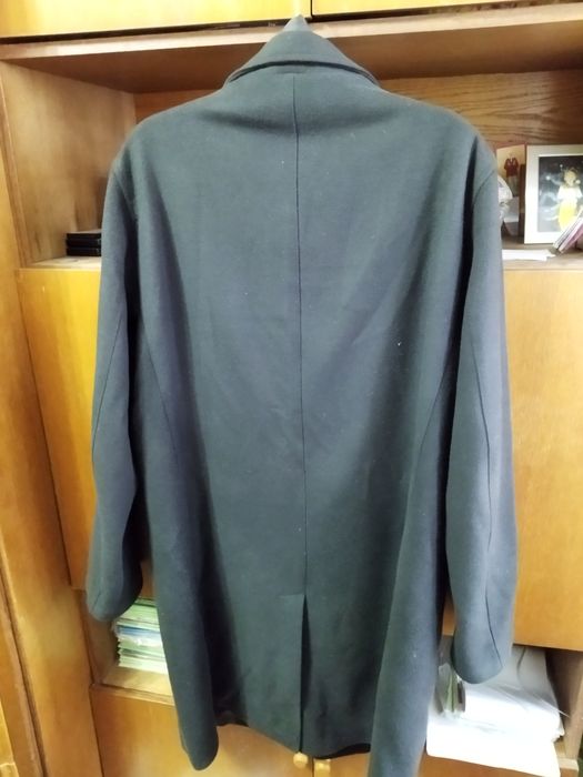 Пальто чёрное оверсайз