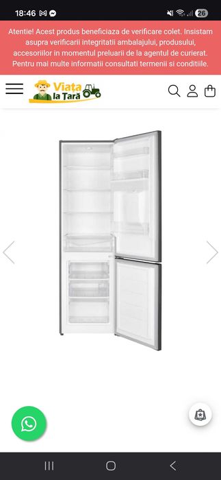 Vand frigider urgent