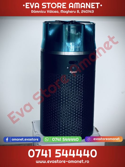 Purificator de aer Dyson HushJet Purifier Compact HJ10 Black/Teal filtru HEPA + filtru cu carbon activ acoperire până la 100 m² 42 dBA