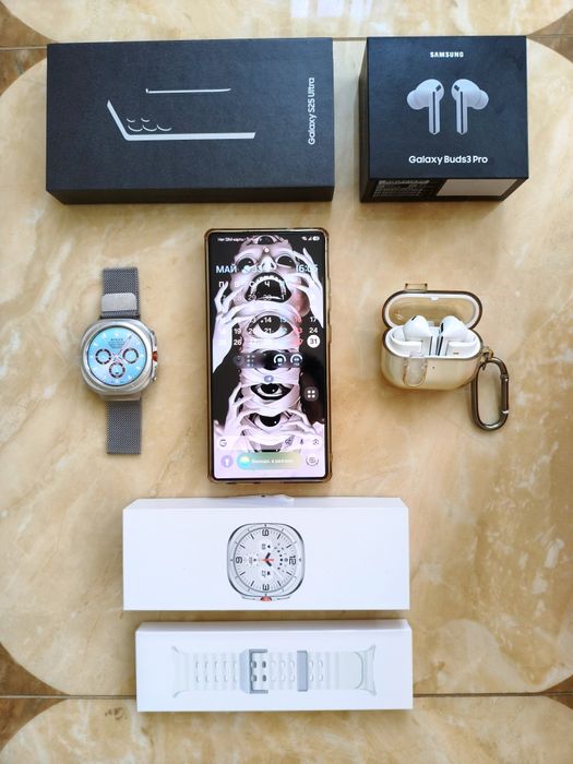 Samsung S25 Ultra 12/256 Titanium+Galaxy Watch Ultra+Buds 3 Pro