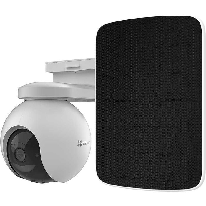 Kit Camera IP 4G EZVIZ EB8, 2K, panou solar + card 512 Gb