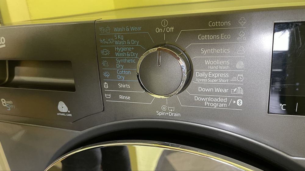 BEKO HTV8736XC0M Свободностояща пералня със сушилня