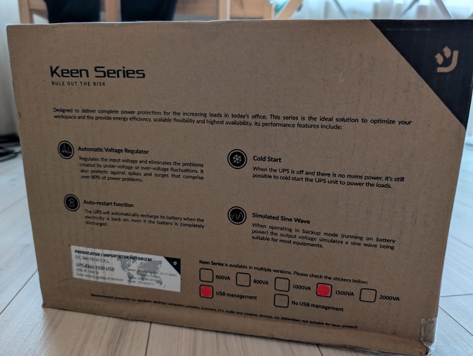 UPS NJoy Keen 1500 USB