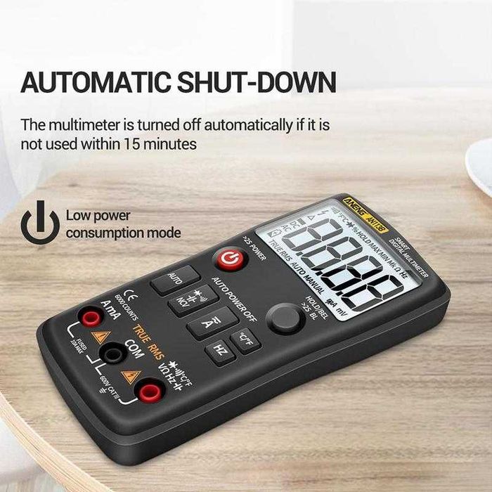 Професионален Автоматичен Мултицет ANENG AN113B – True RMS, NCV