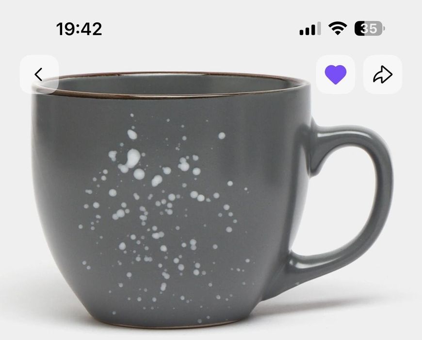 Стильная чайная пара из высококачественного фарфора