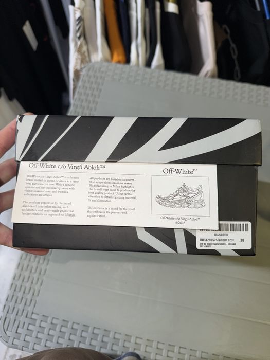 sneakers Off-White -pinck and black