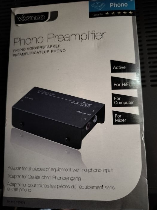 Pre amplificator phono pickup vinil