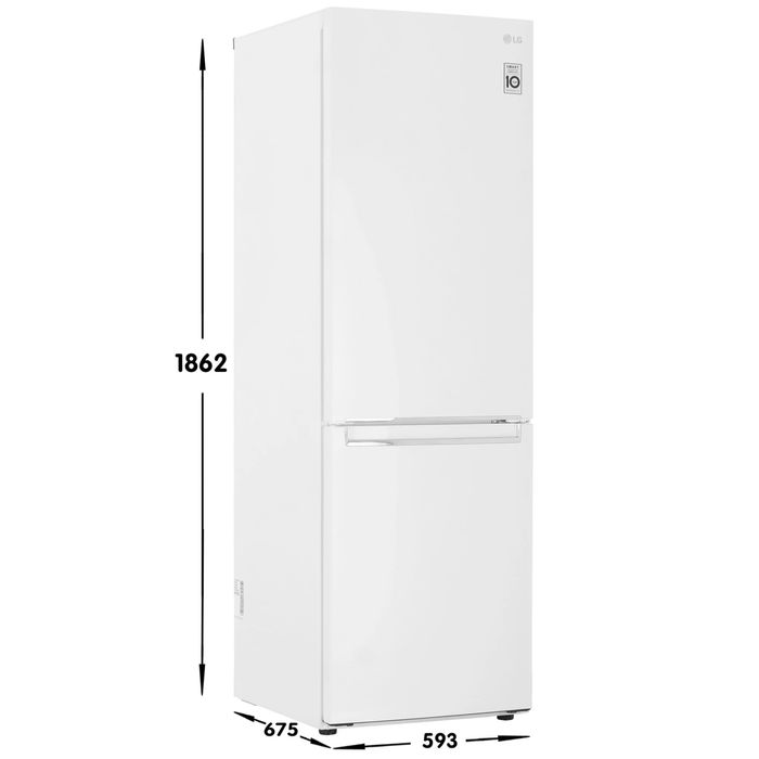 Холодильник с морозильником LG