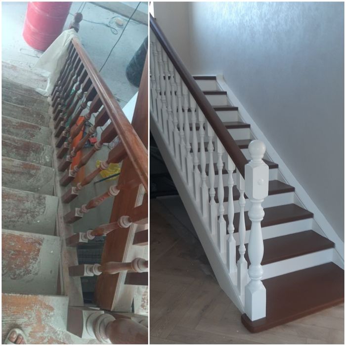 Покраска лестниц и мебели