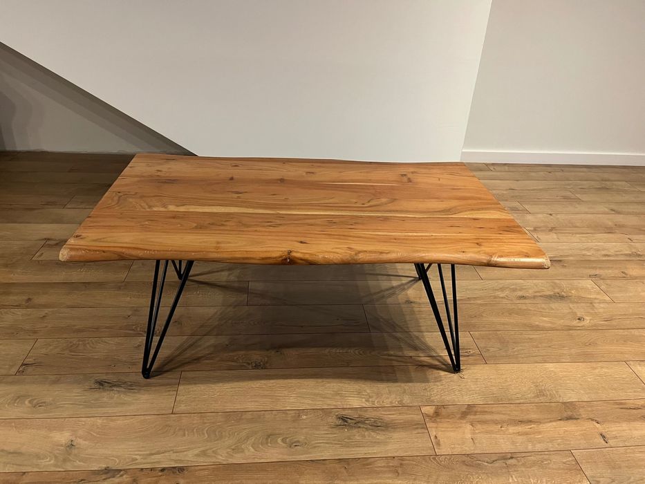 Дървена холна маса акация