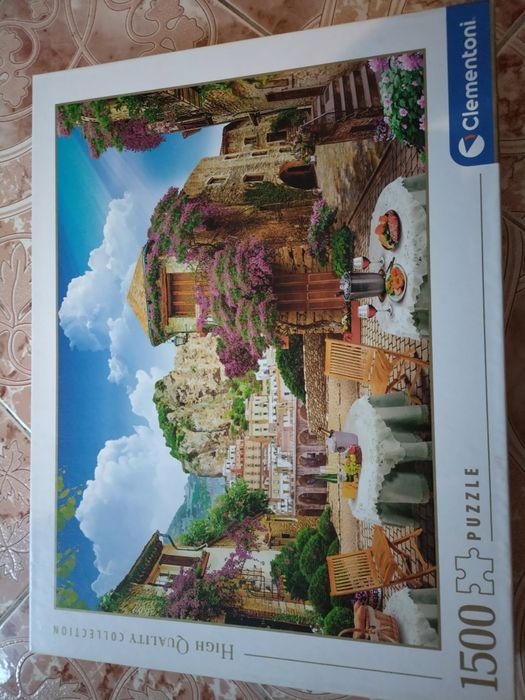 Оригинален пъзел с 1500 части с пейзаж от Италия