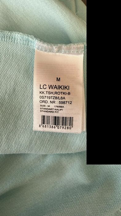 Мъжка тениска с яка LC WAIKIKI.