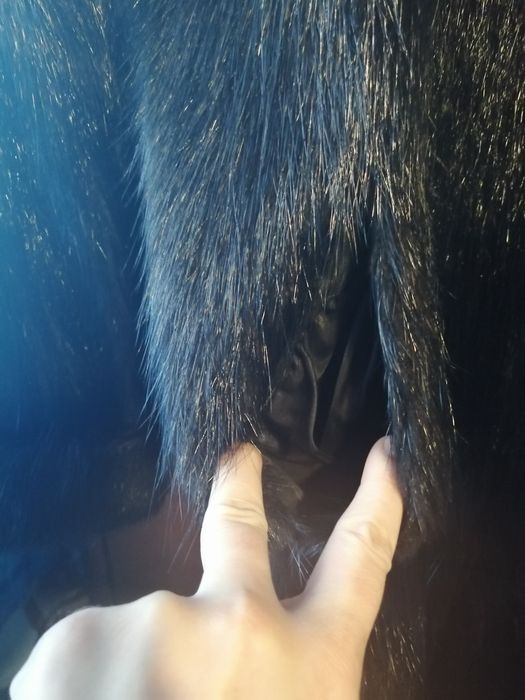 Палто от естествен косъм