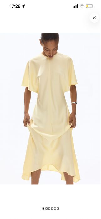 Дълга жълта рокля H&M