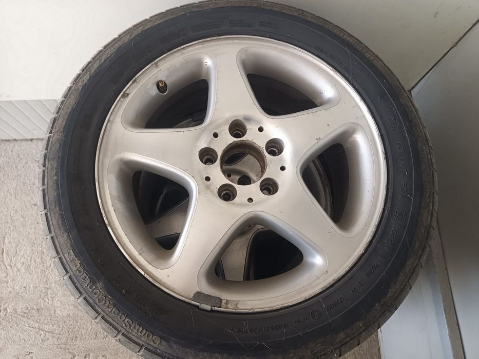 Set jante aliaj Mercedes cu anvelope de vara 205/55/r16