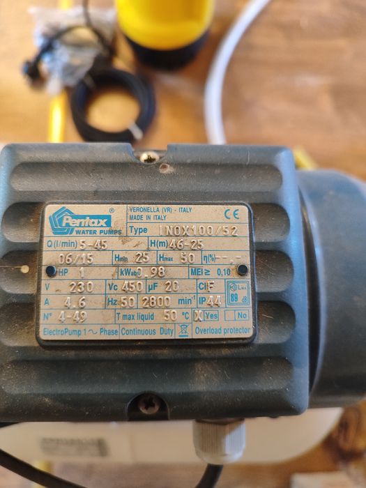 Хидрофор Pentax Superdomus INOX 100,