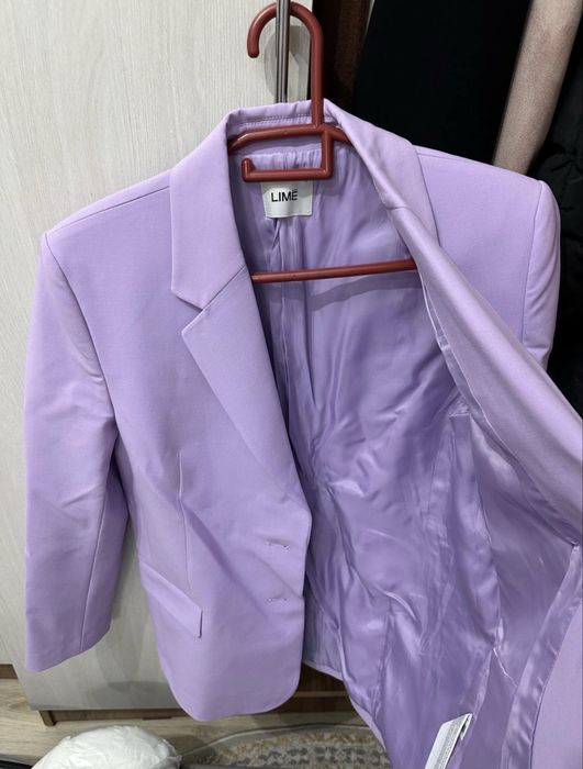 Однобортный оверсайз блейзер LIME