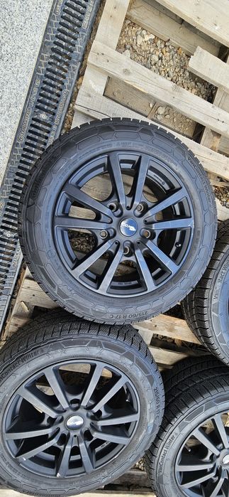 Jante cu anvelope Continental VanContactWinter 215/60 R17C 109/107 Ford Transit Custom 7jx17 5x160 ET.55 Senzori presiune