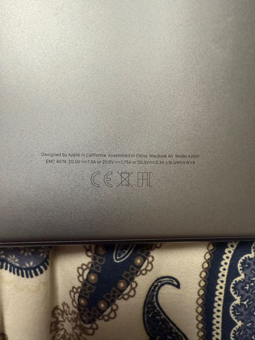 Air Mcbook Model A2681