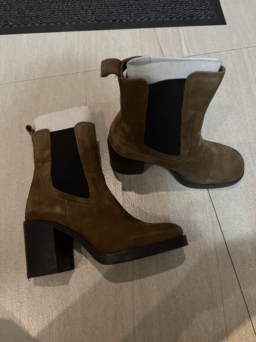 Ботинки 39 zara натуральная кожа