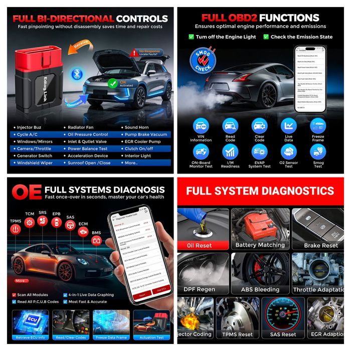 Diagnoza Aparat Scanner*Tester Auto*FULL(Check Engine,Filtru Particule