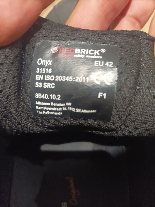 Високи работни маратонки защитни обувки Redbrick  Onyx