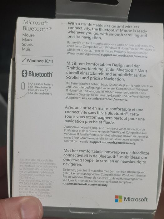 Mouse Bluetooth Microsoft Rjn-00002 wireless fara fir