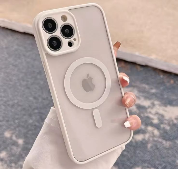 Силиконов кейс,гръб за IPhone 12,13,14,15, всички модели Magsafe 7цвят