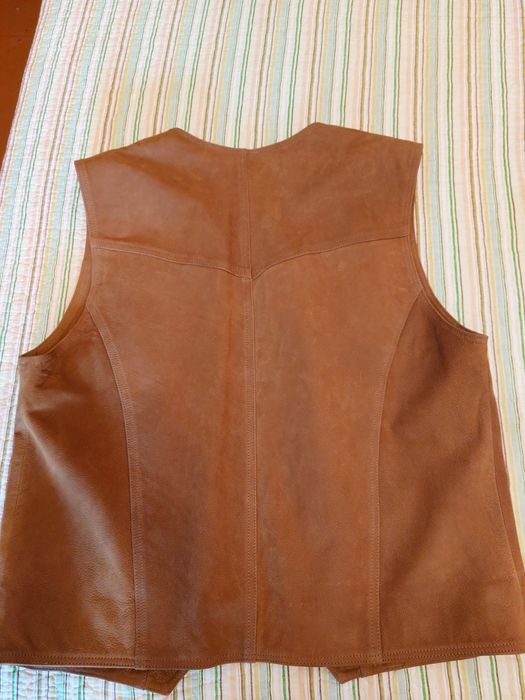 Жилетка натуральная кожа