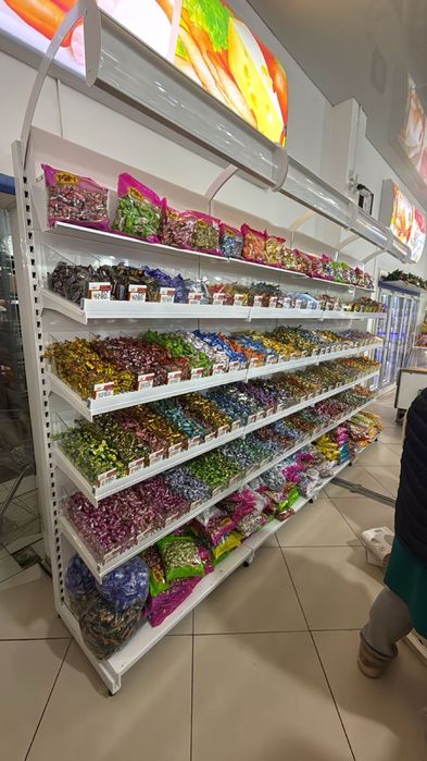 конфетницы стеллажи полки