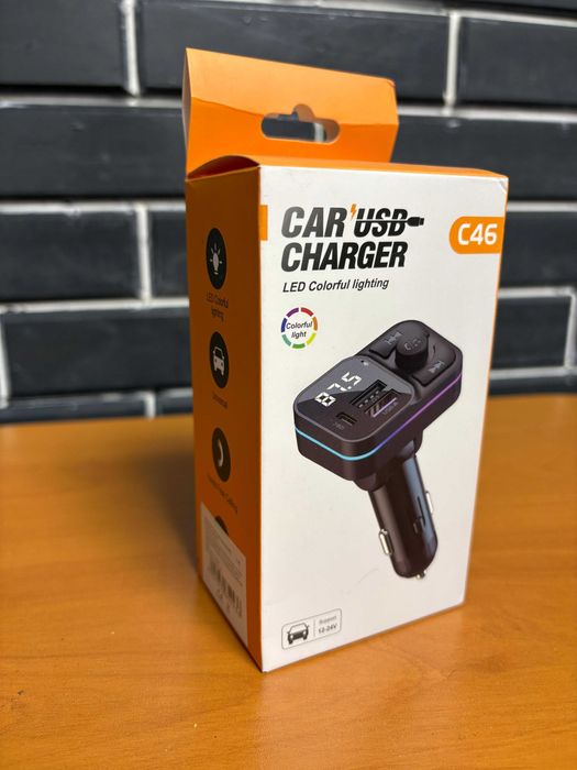 Modulator Bluetooth + incarcator RGB cu telecomanda