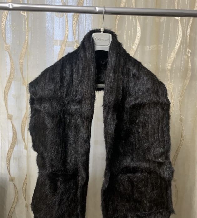 Норковый платок с карманами