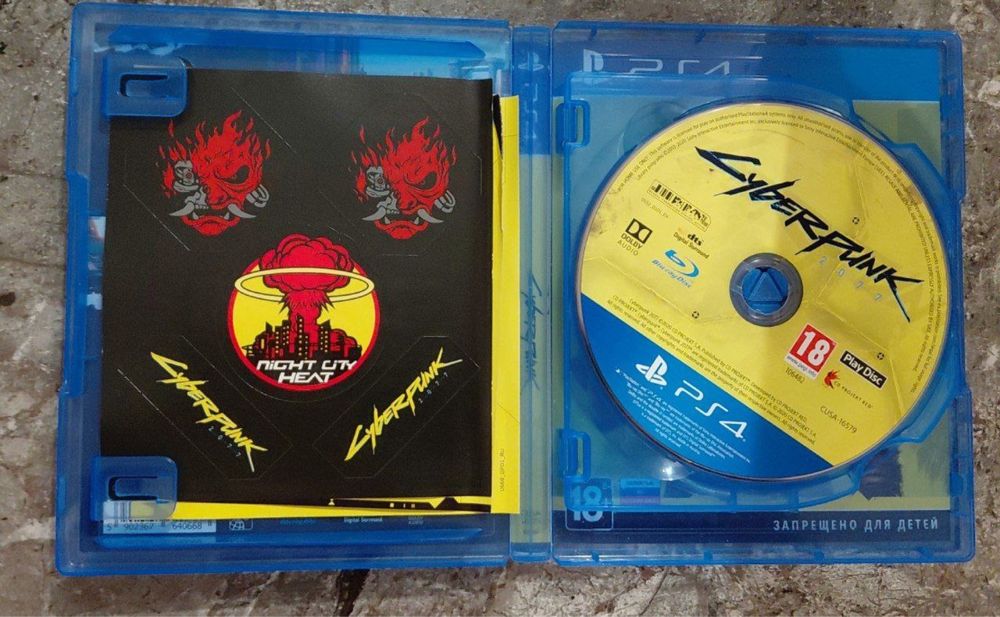 Диск Cyberpunk для PS4/PS5