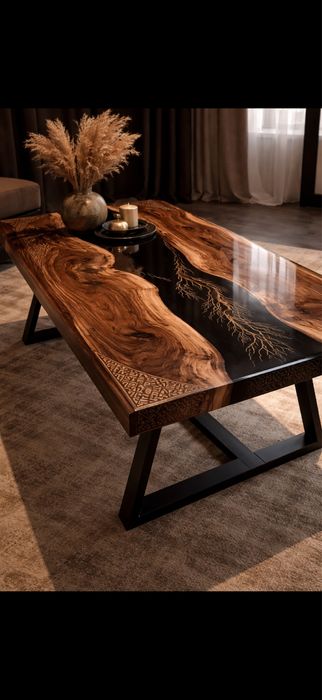 Дизайнерские столы из дерева