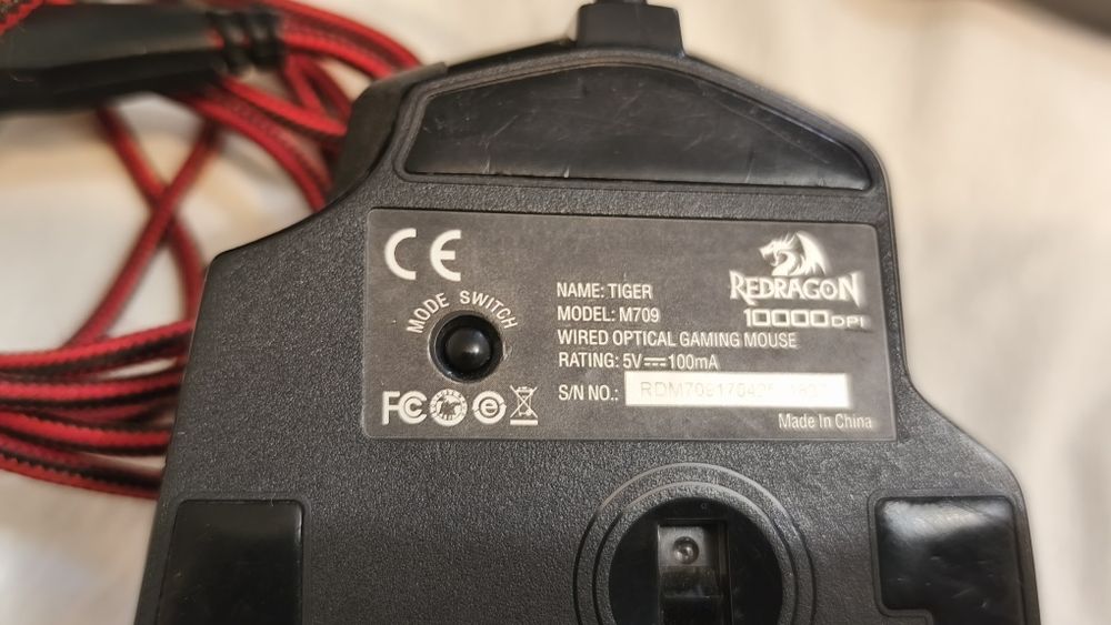 Tastatura mecanica si mouse Redragon defecte